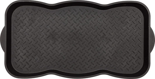 Mohawk Home Boot Tray Utility Solid Black (1'3"x2'5") Utility Mat
