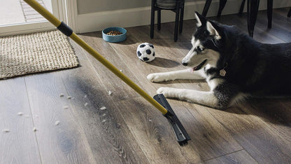 FURemover Pet Hair Removal Rubber Broom, 18" Broom Head