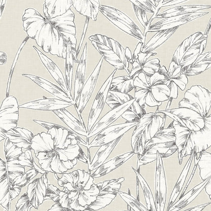 NuWallpaper Grey Cayman Peel and Stick Wallpaper, Neutral, Removable Wallpaper, Renter-Friendly, 20.5 in x 18 ft