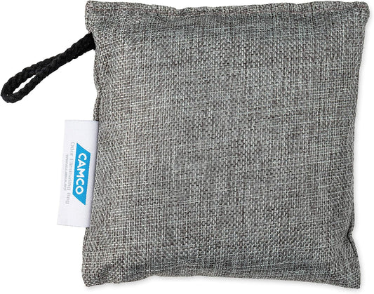 Camco 44271 Moso Bamboo Charcoal Odor Absorber Bags - Help Any Small Space Smell Fresh Without Fragrance Use - 200 Grams