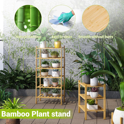 BMOSU 2-Tier Bamboo Small Shoe Rack Premium Stackable Shoe Shelf Storage Organizer for Hallway Closet Living Room Entryway Organizer (Black Bamboo)
