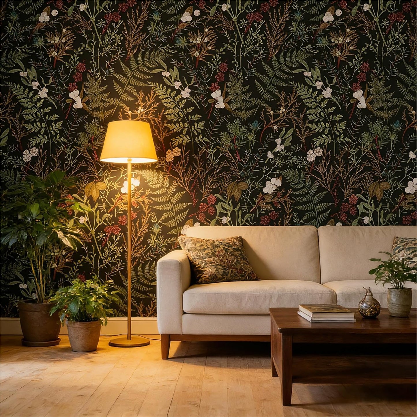 Peel and Stick Wallpaper Removable Self-Adhesive, Renter Friendly Waterproof Vinyl Contact Paper, Boho Self Stick Wall Paper for Bedroom Bathroom Cabinet Furniture Makeover, 17.5" x 118"