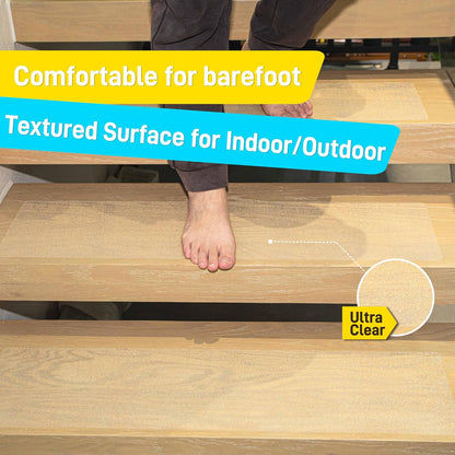LifeGrip Anti Slip Transparent Anti Slip Tape, 2 inch by 30 feet, Non-Slip Traction Grip Tape to Tubs, Boats, Stairs, Clear, Soft, Comfortable for Bare feet (2" X 30')