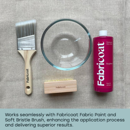 Fabricoat Soft Bristle Brush – Cleaning Brush – Hand Brush – Deep Cleans and Easily Lifts Dirt from Fabric and Upholstery