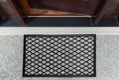 DII Rubber Doormats Collection All Weather, 18x30, Knobby