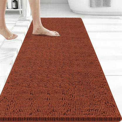 Bcoimo Bathroom Rugs 24x17, Bath Mats for Bathroom Non Slip with Rubber Backing,High Absorbent Microfiber Bath Rugs Quick Drying, Machine Washable, Durable Decor