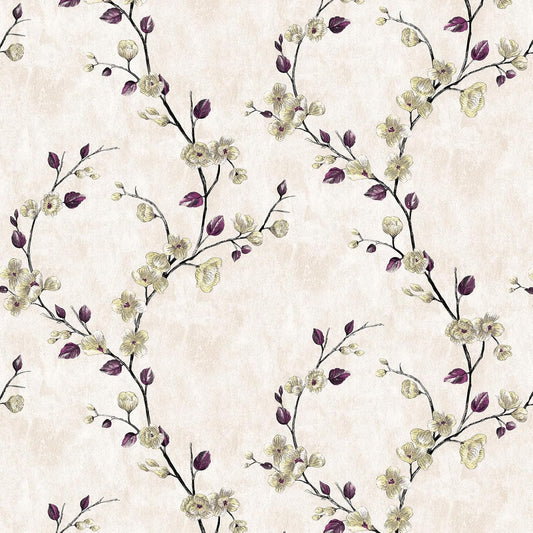 SOON AFTER 17.5”x120” Floral Peel and Stick Wallpaper Flower Tree Contact Paper Self Adhesive Removable Modern Sage Green Wall Paper Decorative Wall Covering Countertop Vinyl Film Roll