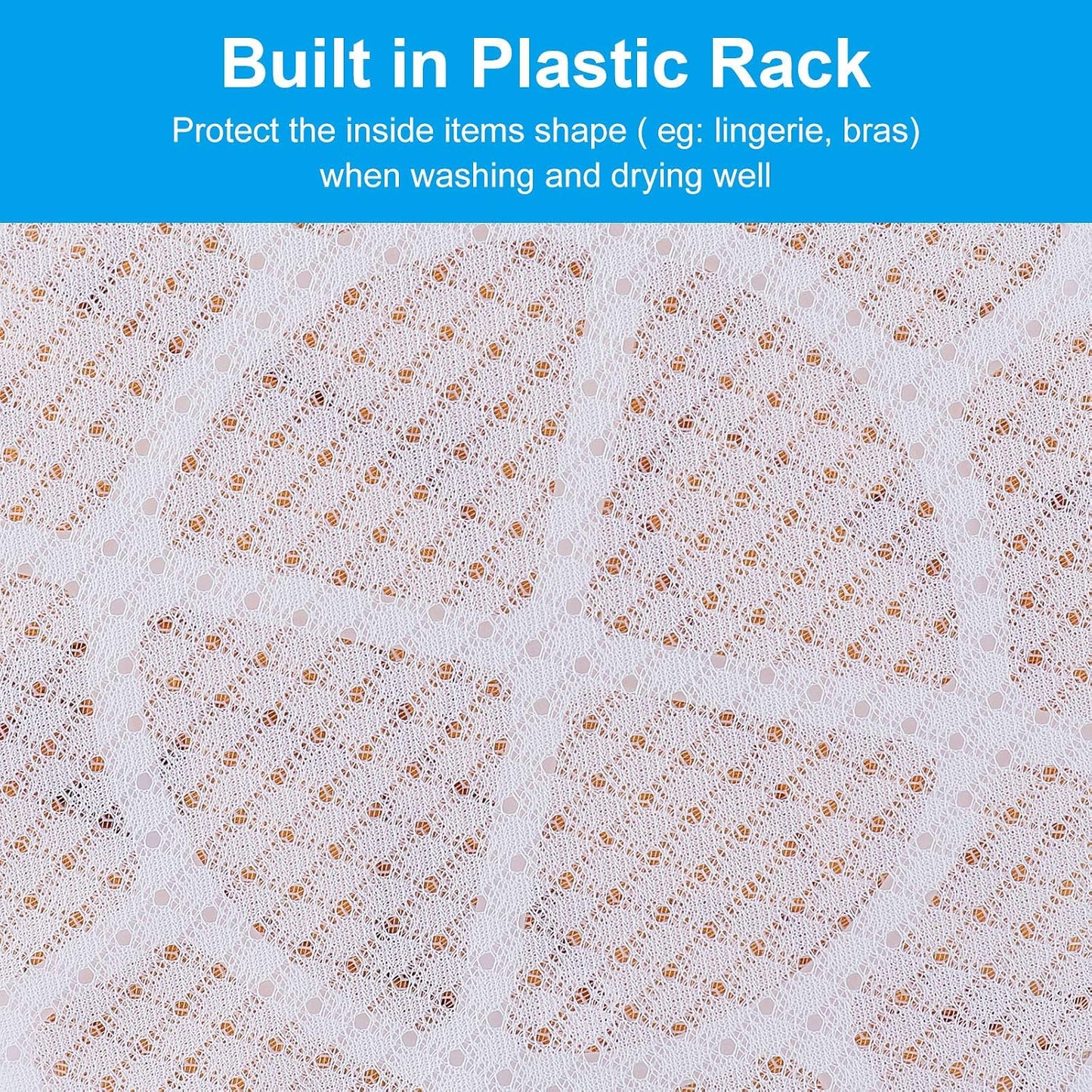 GOGOODA 7 PCS Mesh Laundry Bags, Delicates Washing Bags | Multisize for Sweater Blouse Hosiery Bras Machine Wash Bags for Travel Storage Organization