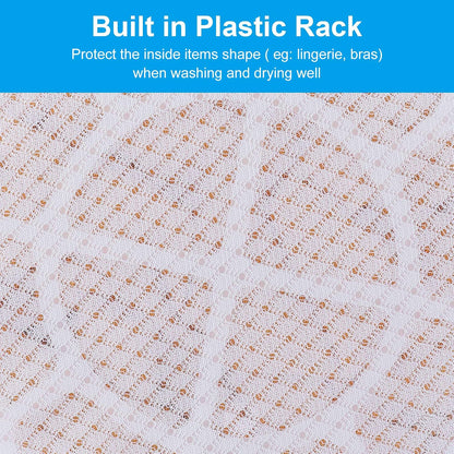 GOGOODA 7 PCS Mesh Laundry Bags, Delicates Washing Bags | Multisize for Sweater Blouse Hosiery Bras Machine Wash Bags for Travel Storage Organization