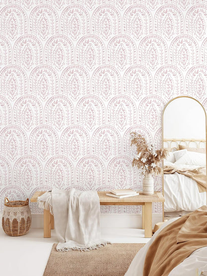 EeeComing Peel and Stick Wallpaper Boho Modern Wall Paper Peel and Stick Removable Contact Paper Self Adhesive Wallpapers for Bedroom and Bathroom Wallpaper Cabinet Shelf Liner Vinyl 118.1 "x17.3