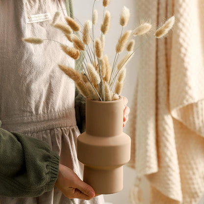 Bud Vase - Flower Vase Set - Decorative Vases - Ceramic Small Vase Set of 3 for Centerpieces - Ice Creak for Decor - Modern Decoration Vases for Home Farmhouse Table Office, Mini Vase by Lyeec