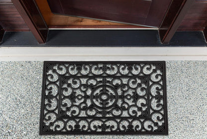 DII Rubber Doormats Collection All Weather, 18x30, Lattice