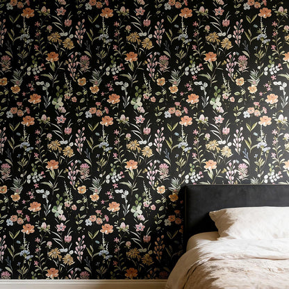 Removable Peel and Stick Wallpaper Boho 17.5 x 118 in Floral for Bedroom Bathroom Easy Peel Off Stick on Wallpaper Contact Paper Renter Friendly Wall Paper