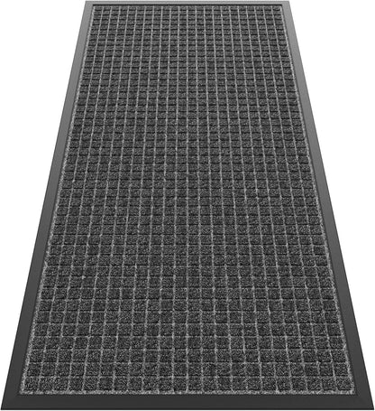 Front Door Mat Indoor Outdoor, 48" x 36" Non Slip Welcome Doormat for Entryway, Heavy Duty Low Profile Entrance Rug for High Traffic Areas, Patio, Outside Entry, Yard, Porch Waterproof