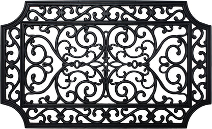 DII Rubber Doormats Collection All Weather, 18x30, Lattice
