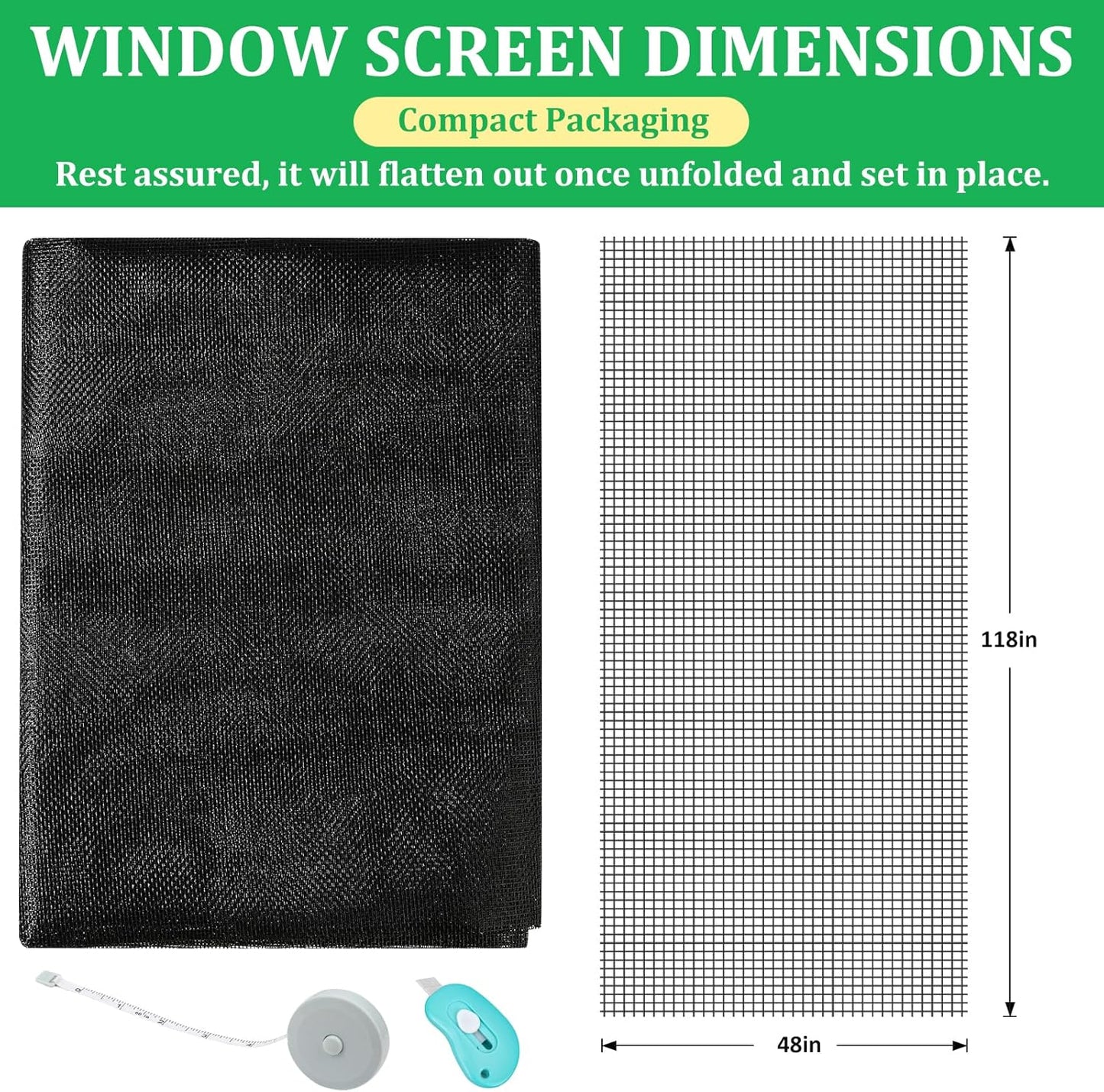 Magnetic Screen Door - Self Sealing, Heavy Duty, Hands Free Mesh Partition Keeps Bugs Out Let Breeze in- Pet and Kid Friendly - Keep Open Feature (Black, Fit Door Size 38 x 82 Inch)