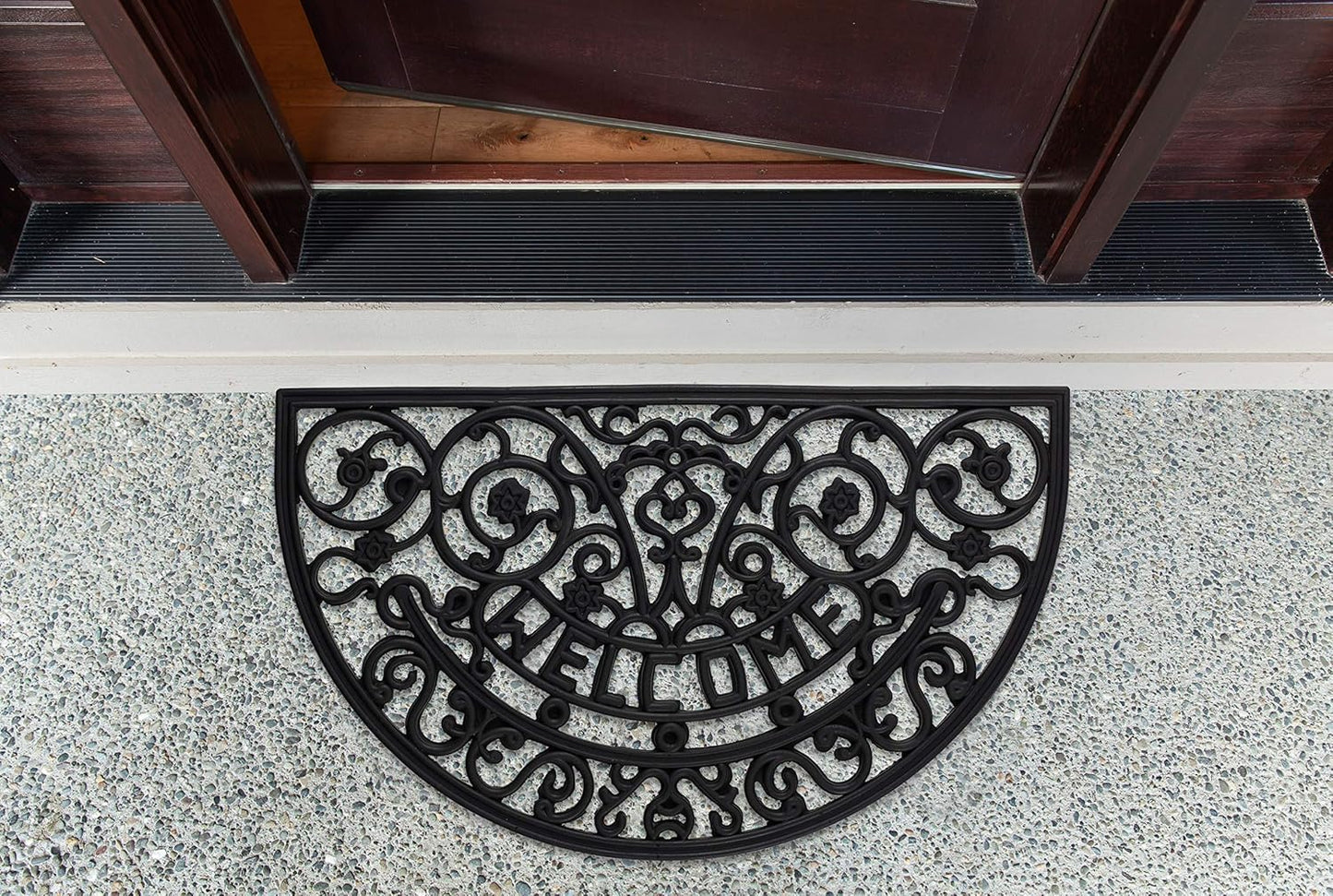 DII Rubber Doormats Collection All Weather, 18x30, Knobby