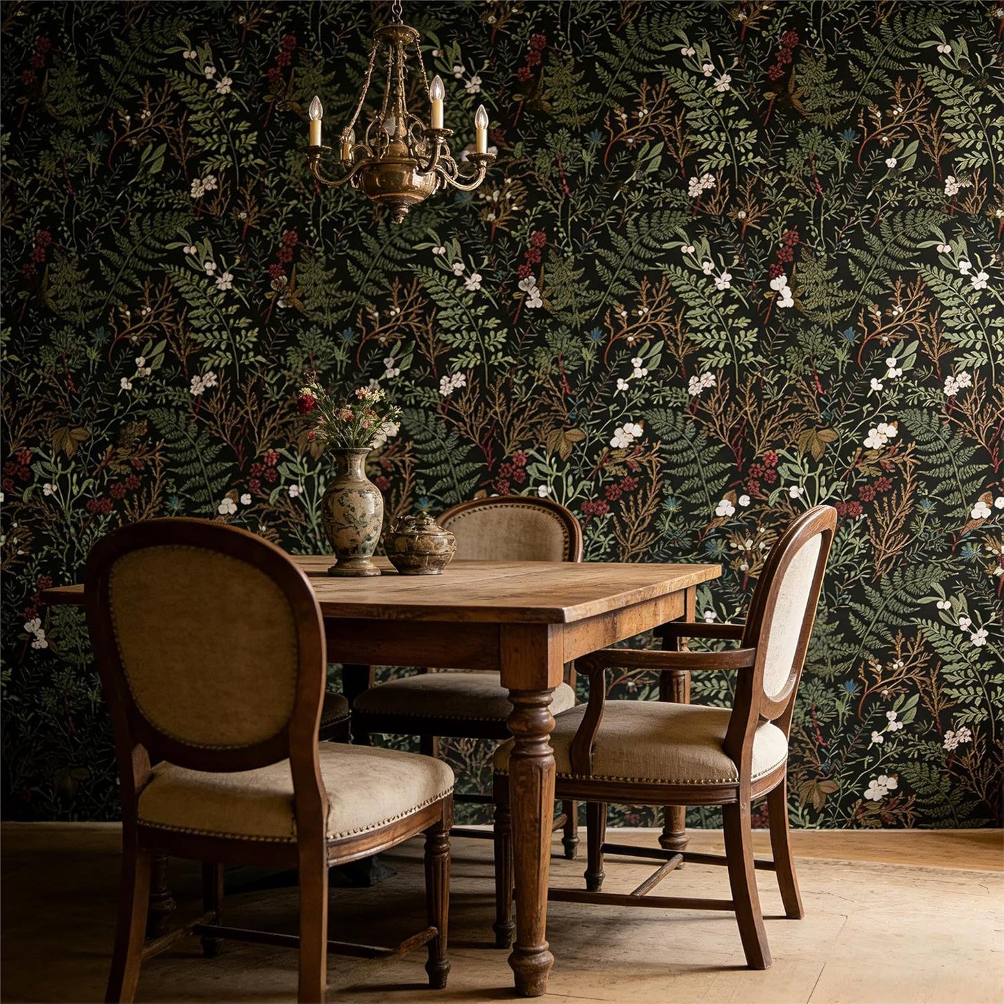 Peel and Stick Wallpaper Removable Self-Adhesive, Renter Friendly Waterproof Vinyl Contact Paper, Boho Self Stick Wall Paper for Bedroom Bathroom Cabinet Furniture Makeover, 17.5" x 118"