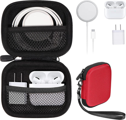 All-in-One Case for iPhone MagSafe Charger & Battery Pack, Storage for Accessories/Power Adapter/Charge Cable/Docks, Compatible with AirPods 4/ Pro 3/2/ 1