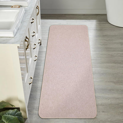 Bath Mat,Ultra Thin Bathroom Rugs,Rubber Bath Mats for Bathroom,No Slip Bath Rugs,Quick Dry,Machine Washable,Low Pile,Absorbent,Shower Outside,Sink,Home Decor Accessories.Grey,1'5"x2'3"(17x27Inch)
