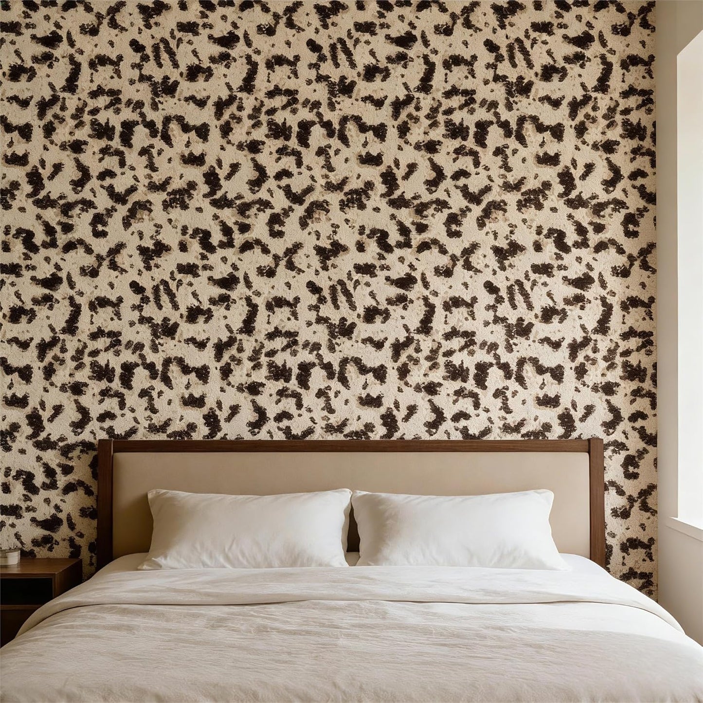 Peel and Stick Wallpaper Removable Self-Adhesive, Renter Friendly Waterproof Vinyl Contact Paper, Boho Self Stick Wall Paper for Bedroom Bathroom Cabinet Furniture Makeover, 17.5" x 118"