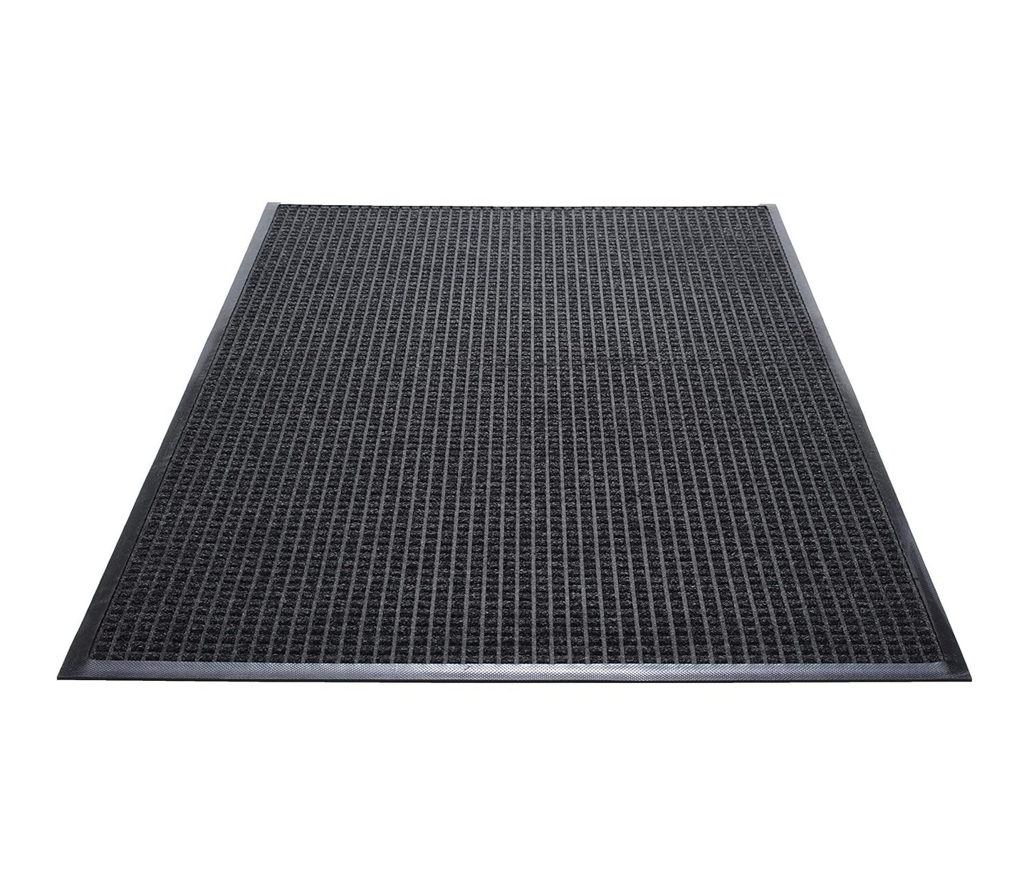 Guardian WaterGuard Indoor/Outdoor Wiper Scraper Floor Mat, Rubber/Nylon, 3'x4', Grey