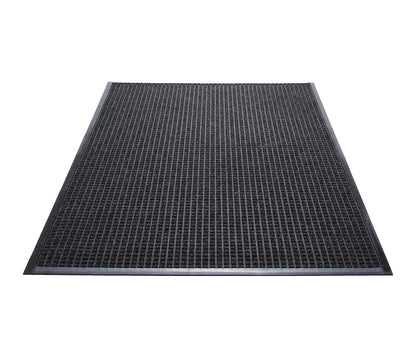 Guardian WaterGuard Indoor/Outdoor Wiper Scraper Floor Mat, Rubber/Nylon, 3'x4', Grey