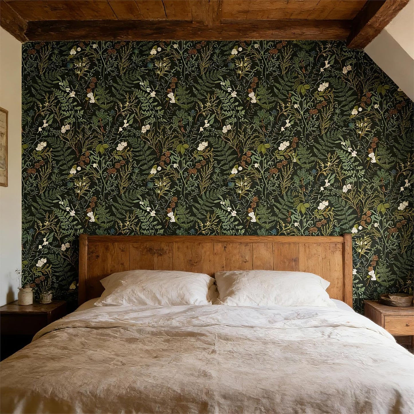 Peel and Stick Wallpaper Removable Self-Adhesive, Renter Friendly Waterproof Vinyl Contact Paper, Boho Self Stick Wall Paper for Bedroom Bathroom Cabinet Furniture Makeover, 17.5" x 118"