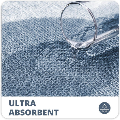 Bath Mat,Ultra Thin Bathroom Rugs,Rubber Bath Mats for Bathroom,No Slip Bath Rugs,Quick Dry,Machine Washable,Low Pile,Absorbent,Shower Outside,Sink,Home Decor Accessories.Grey,1'5"x2'3"(17x27Inch)