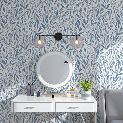 Safiyya Peel and Stick Wallpaper Boho Modern Beige Leaf Contact Paper Peel and Stick Wall Paper Self Adhesive Removable Wallpaper for Bedroom Bathroom Vinyl Roll 78.7"x17.3"