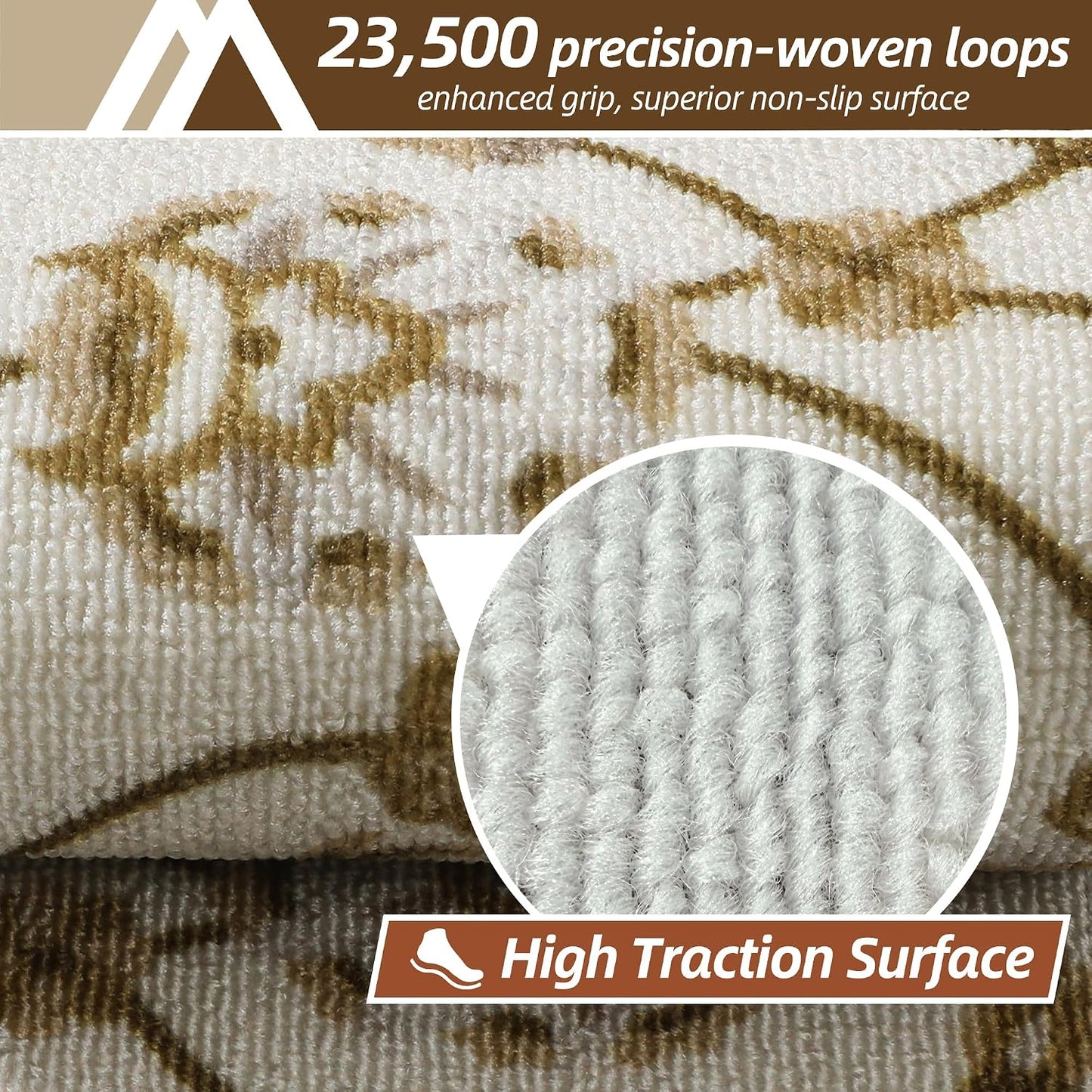 COSY HOMEER Stair Treads for Wooden Steps Non Slip Washable 8" X 30" 4pcs | Self Adhesive,Peel and Stick,Soft Carpet Stair Treads for Kids,Elder,Pet,Residue Free,Reusable Stair Runner,Multi-Surface Use