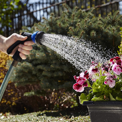 VIKING Hose Nozzle, Garden Hose Nozzle with 8 Spray Patterns, Adjustable and Heavy Duty for Washing Car, Watering Plants, Washing Pets, and Home Use