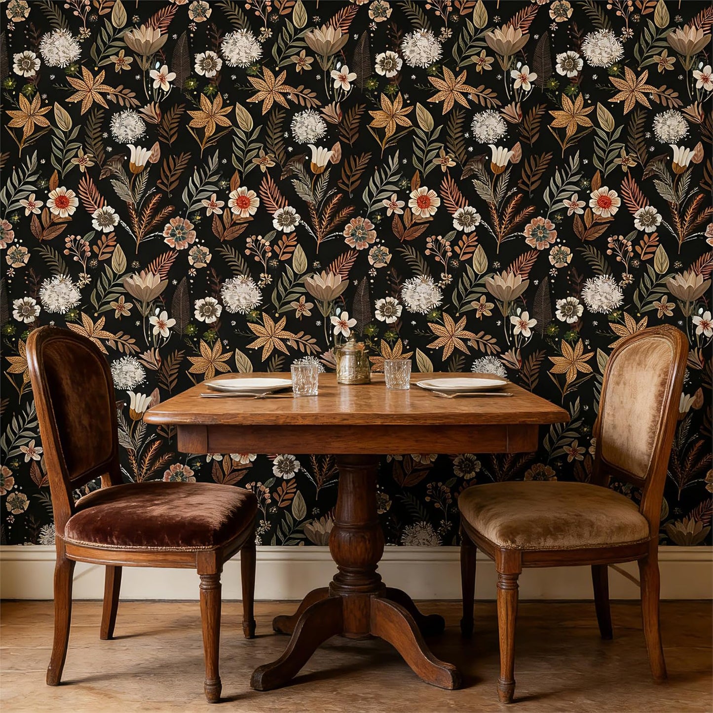 Peel and Stick Wallpaper Removable Self-Adhesive, Renter Friendly Waterproof Vinyl Contact Paper, Boho Self Stick Wall Paper for Bedroom Bathroom Cabinet Furniture Makeover, 17.5" x 118"