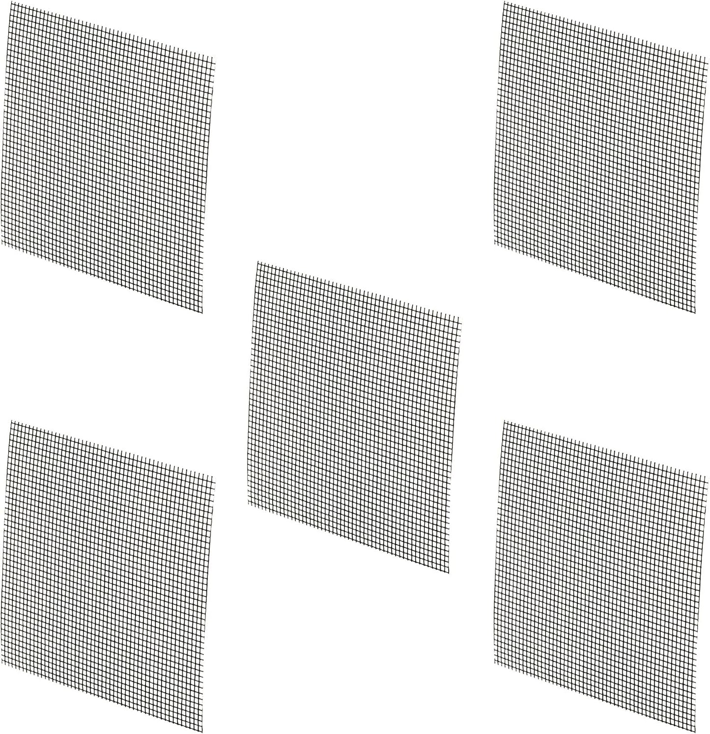 Prime-Line P 8096 Fiberglass Screen Repair Kit Adhesive Patches 3 In. X 3 In. (5 Pack)