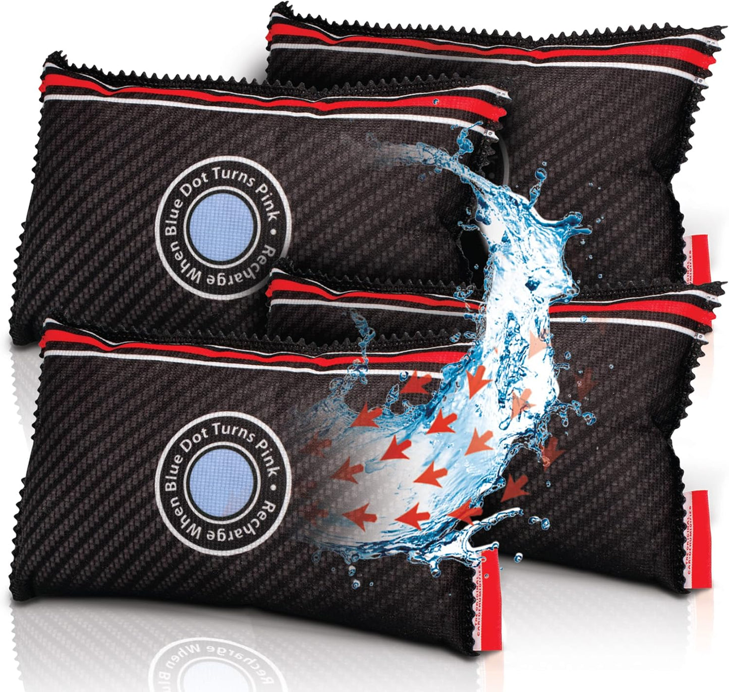 Reusable Car Dehumidifier Bag (1 Pack) Rechargeable Dehumidifier bags for Car, Trucks, and RVs - Prevent Damp & Moisture on Windscreens - Leakproof Moisture Absorber for Car and Home