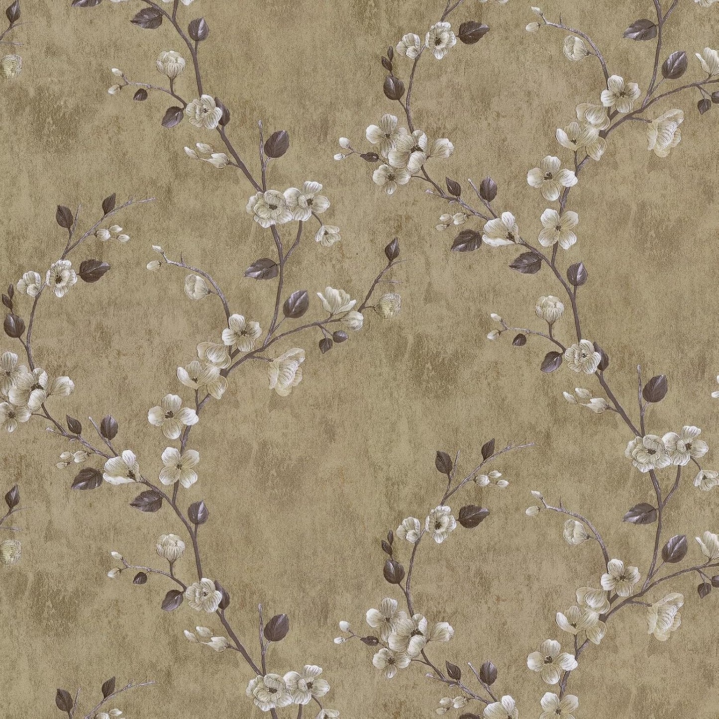 SOON AFTER 17.5”x120” Floral Peel and Stick Wallpaper Flower Tree Contact Paper Self Adhesive Removable Modern Sage Green Wall Paper Decorative Wall Covering Countertop Vinyl Film Roll