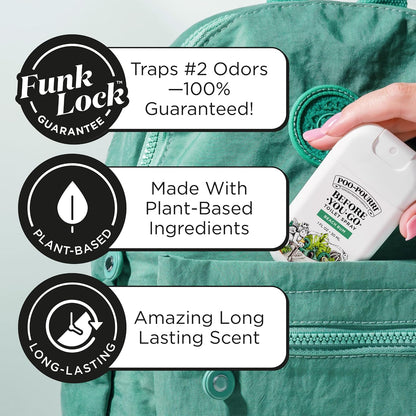 Poo-Pourri Before-You-Go Toilet Spray, Bamboo Rain, 2 Fl Oz, Up to 100 Uses, Bathroom Odor Deodorizer with Essential Oils for Home or Work, Travel Essentials, TSA Approved Size, Bamboo & Fresh Grass
