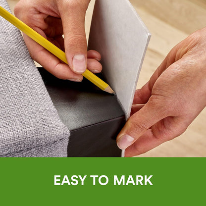 Scotch Felt Pads Beige, 2 Large Pads 4 x 6 in, Felt Furniture Pads for Protecting Hardwood Floors, Easy-to-Apply, Self-Stick Design, Reliable Protection from Nicks, dents and Scratches (SP845-NA)