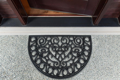 DII Rubber Doormats Collection All Weather, 18x30, Lattice