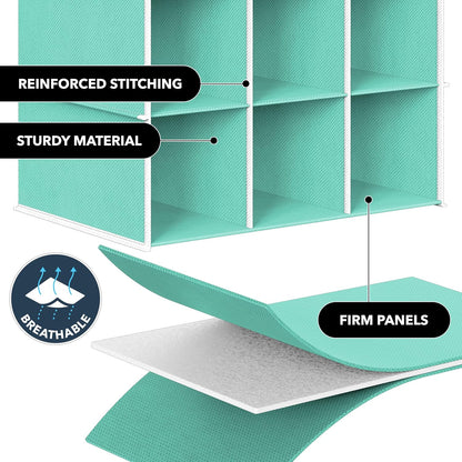 Simple Houseware 24 Section Shelves Hanging Shoes Organizer Holder for Closet, Gray