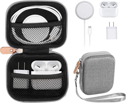 All-in-One Case for iPhone MagSafe Charger & Battery Pack, Storage for Accessories/Power Adapter/Charge Cable/Docks, Compatible with AirPods 4/ Pro 3/2/ 1