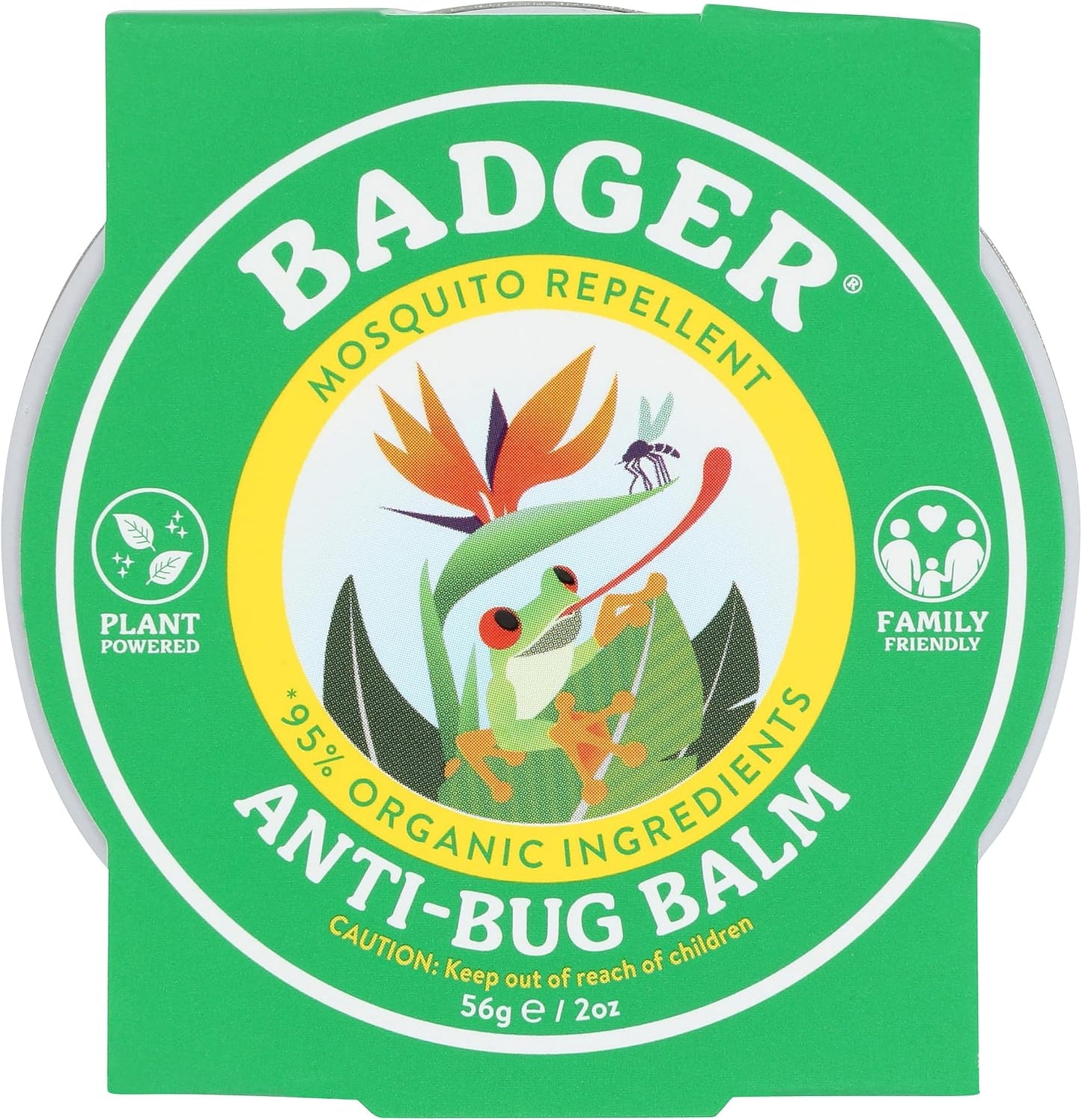 Badger Bug Repellent, Easy to Use Travel Stick, DEET-Free Mosquito Repellent & Insect Protection, Certified Organic Essential Oil Balm