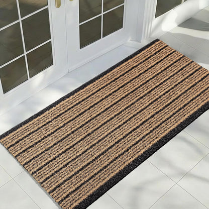 Outdoor Front Door Mat 32" x 48", Dirt Trapping Outside Entrance Rug, Non Slip Shoe Scraper, Heavy Duty Commercial Rug for Patio, Garage, Traffic Area, Office, Roll Packing