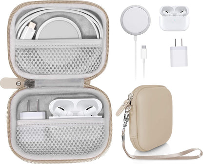 All-in-One Case for iPhone MagSafe Charger & Battery Pack, Storage for Accessories/Power Adapter/Charge Cable/Docks, Compatible with AirPods 4/ Pro 3/2/ 1
