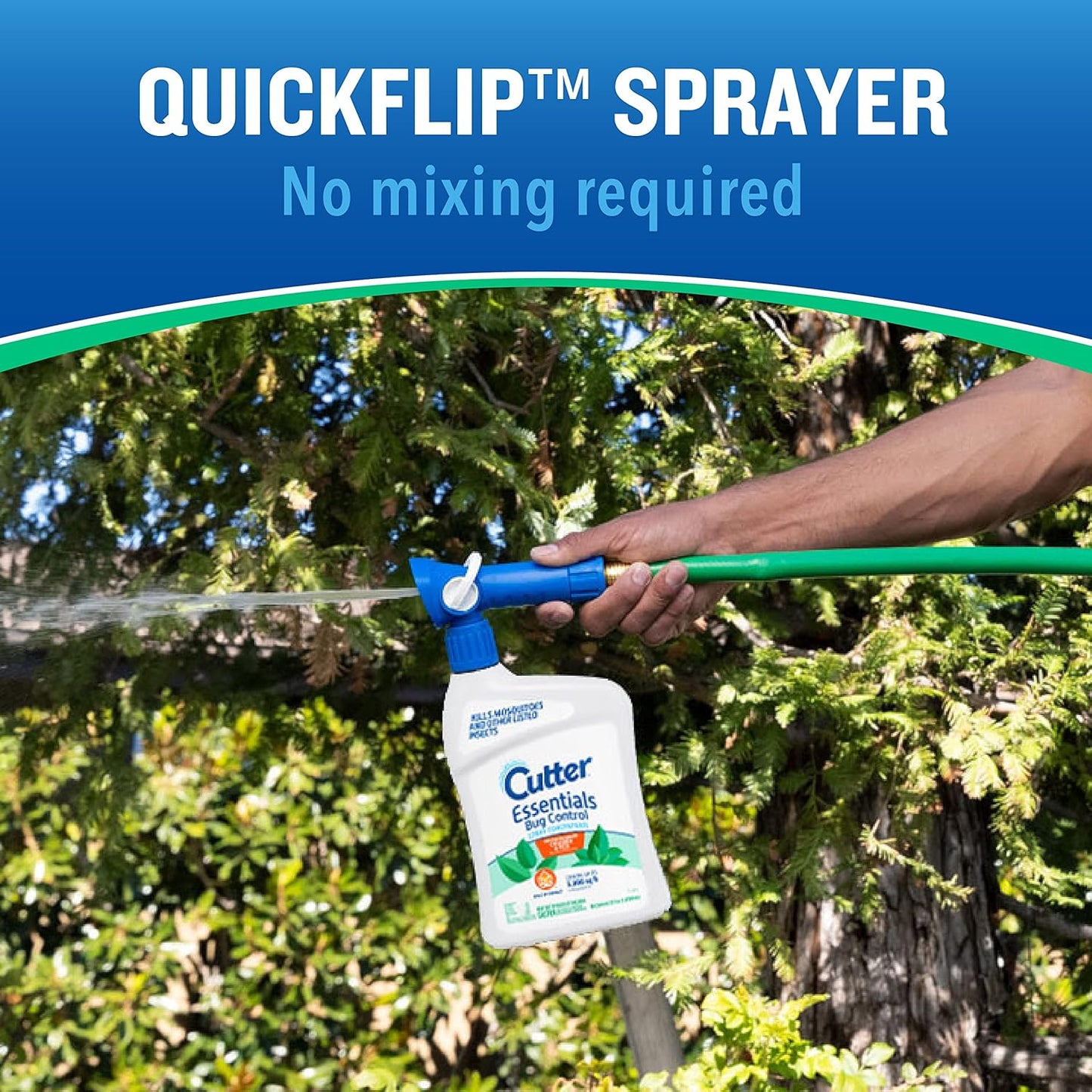Cutter Backyard Bug Control Spray Concentrate (2 Pack), Kills Mosquitoes, Fleas & Listed Ants, 32 fl Ounce