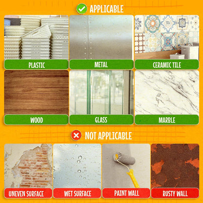 D-NYX Heavy Duty Double Sided Tape - Extra Large Nano Double Sided Adhesive Tape 1.18 inch Wide Removable Wall Tape Sticky Poster Tape Decor Scrapbook Supplies Scrapbookig Strips 9.85ft