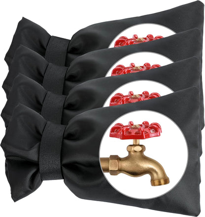 Outdoor Faucet Covers for Winter,2 Pack Faucet Cover Freeze Protection,Insulated Anti-Freeze Waterproof Material,Reusable Faucet Cover Socks for Various Faucet Spigot,Pipe,Garden Hose Bib