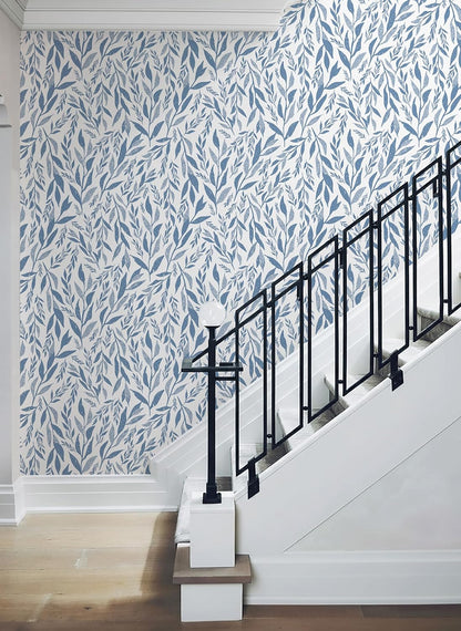 Safiyya Peel and Stick Wallpaper Boho Modern Beige Leaf Contact Paper Peel and Stick Wall Paper Self Adhesive Removable Wallpaper for Bedroom Bathroom Vinyl Roll 78.7"x17.3"