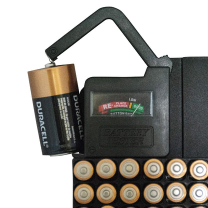 Range Kleen Slim Line Battery Organizer, Single Pack