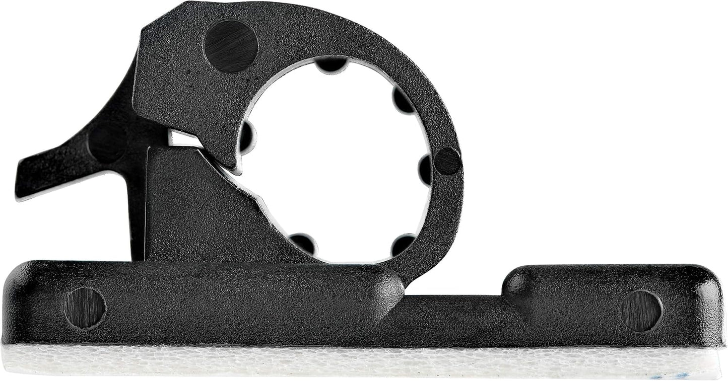 StarTech 100 Adhesive Cable Management Clips, Black, TAA, Sticky (CBMCC2) | Nylon Self Adhesive Clamp UL/94V-2 Fire Rated, Network/Ethernet/Office Desk/Computer Cord Organizer, Wire Holders